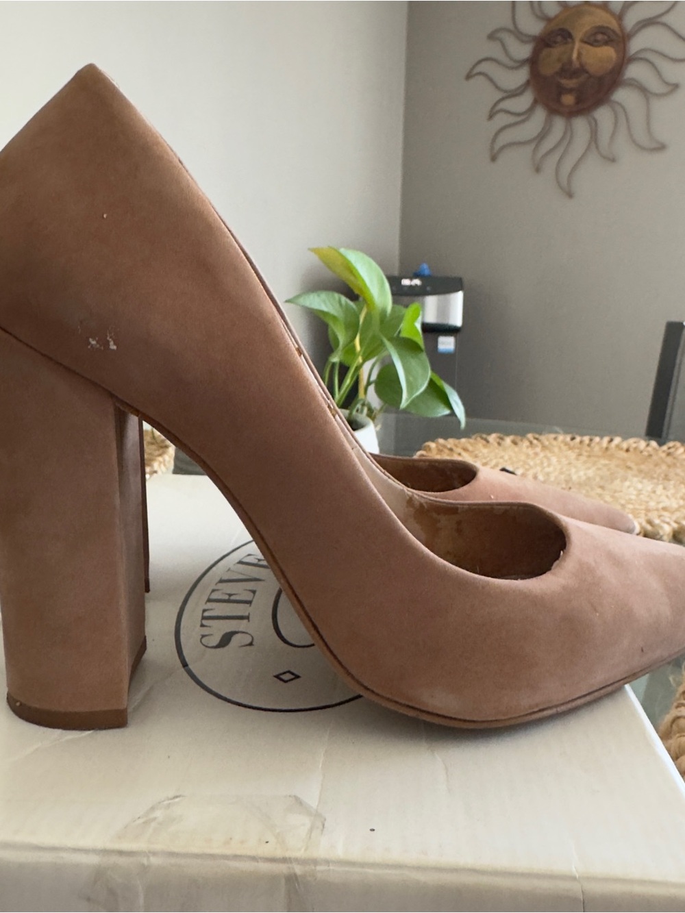 Steve Madden prance Women's Nude Pointed-Toe Pumps 7.5 - Picture 5 of 7